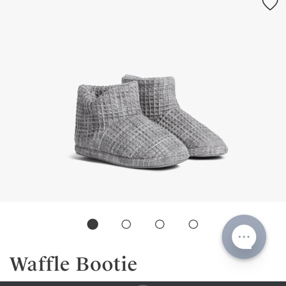 Parachute grey waffle slipper